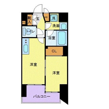 エクセルシオール渋谷の物件間取画像